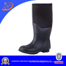 Men Rubber Boots Half Thigh Black Neoprene Boot